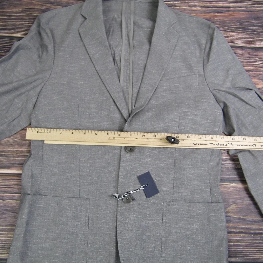 1901 NEW Mens Small Gray 2 Button Blazer Coat‎ Top